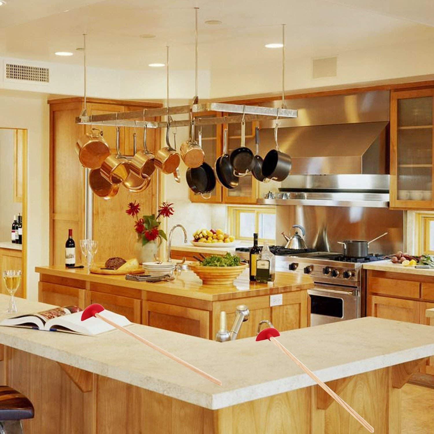 Silicone Bottle Scraper - Reusable Aid to Get the Last Drop, Silicone Last Drop Spatula - 14" Flexible and Reusable Utensil and Kitchen Aid, Silicone Scraper - Long Handle Clean Tools. (2 Pcs) image number 5