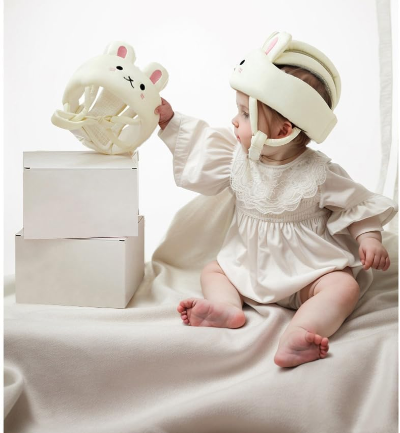 Baby Helmet for Crawling Walking, Breathable Baby Infant Toddler Safety Protective Cap Adjustable Head Cushion Bumper Bonnet for Kid Learning to Walk image number 5