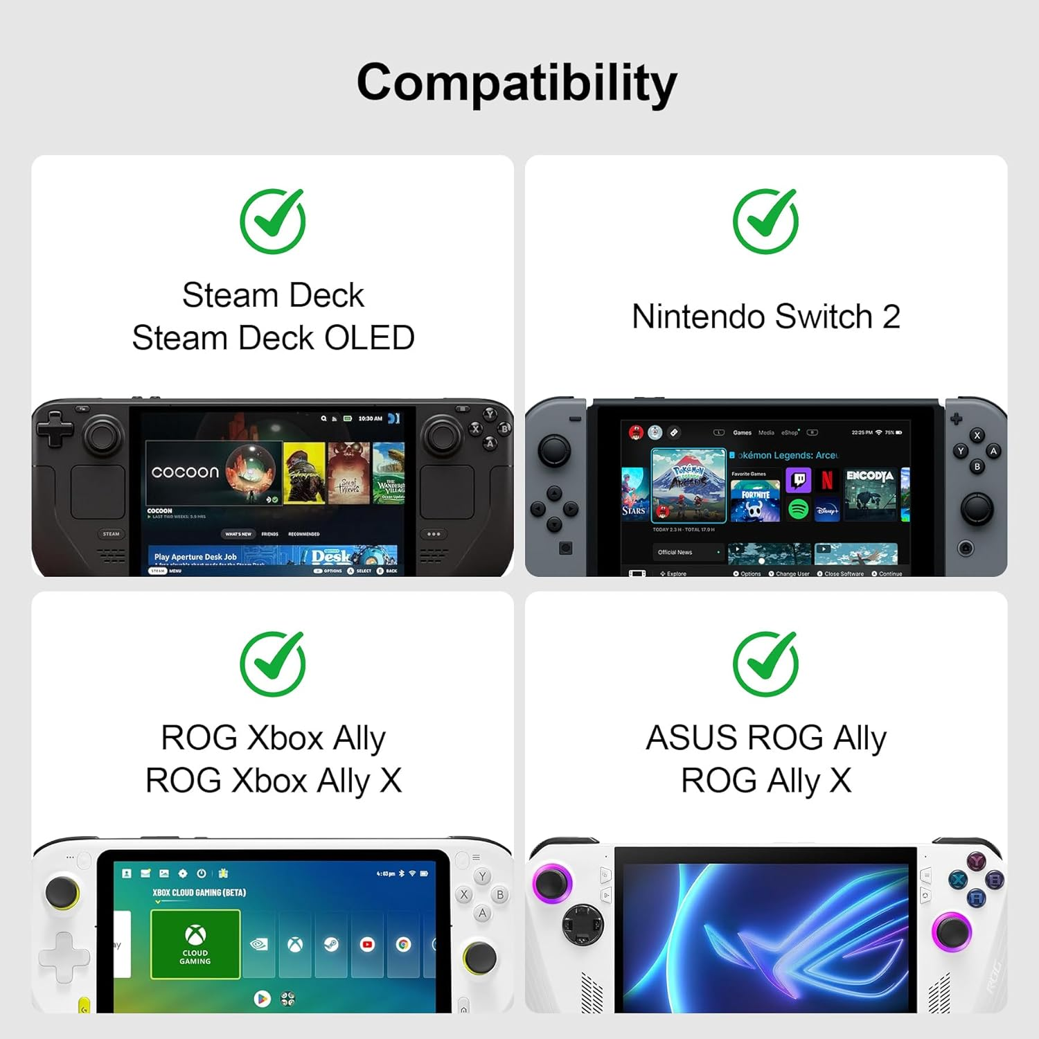 Lacdo Carrying Case for Nintendo Switch 2 / Steam Deck OLED / ROG Xbox Ally X Storage Portable Bag, Protective Crossbody Sling Bag, Steamdeck Case Switch 2 Case Bag Fit Console & Accessories, Black image number 3