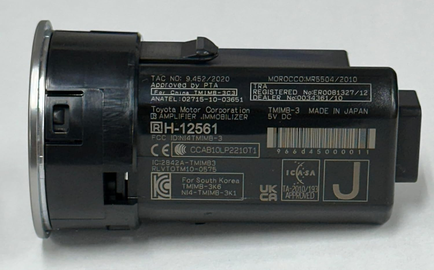 Toyota Push Start Switch Model Number 89611-11012 image number 4