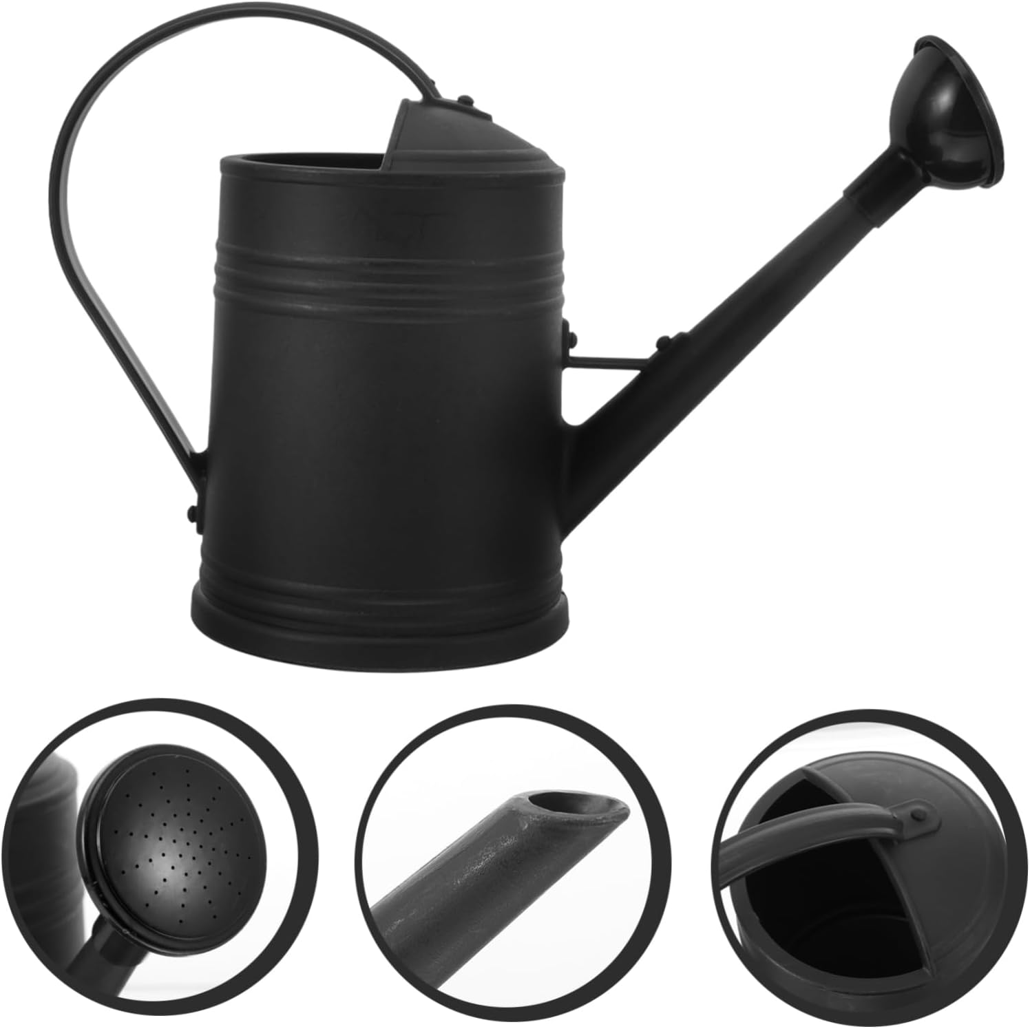 Large Capacity Watering Can for Garden Watering Convenient Indoor Plant Care Plastic Sprinkling Can for Flower Garden - Yellow image number 4