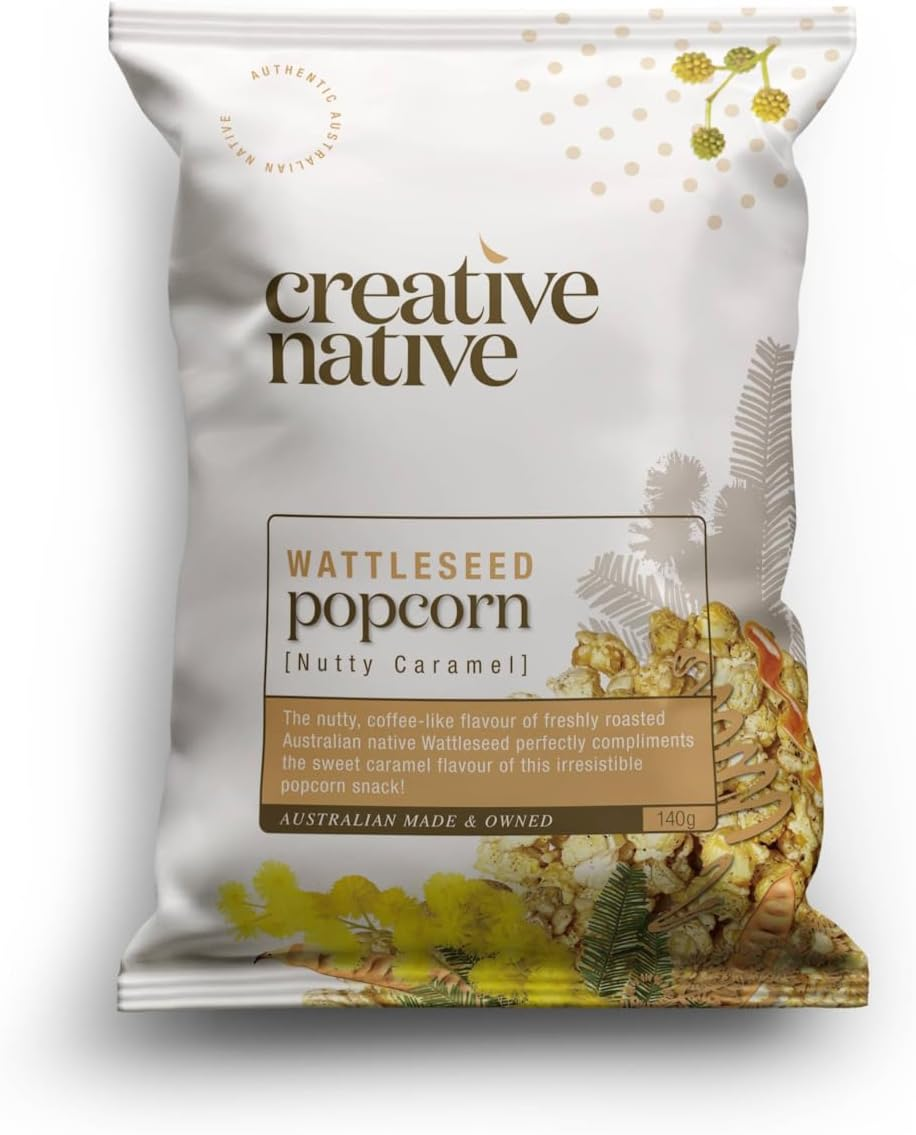 Creative Native Wattleseed Caramel Popcorn 140 G image number 1