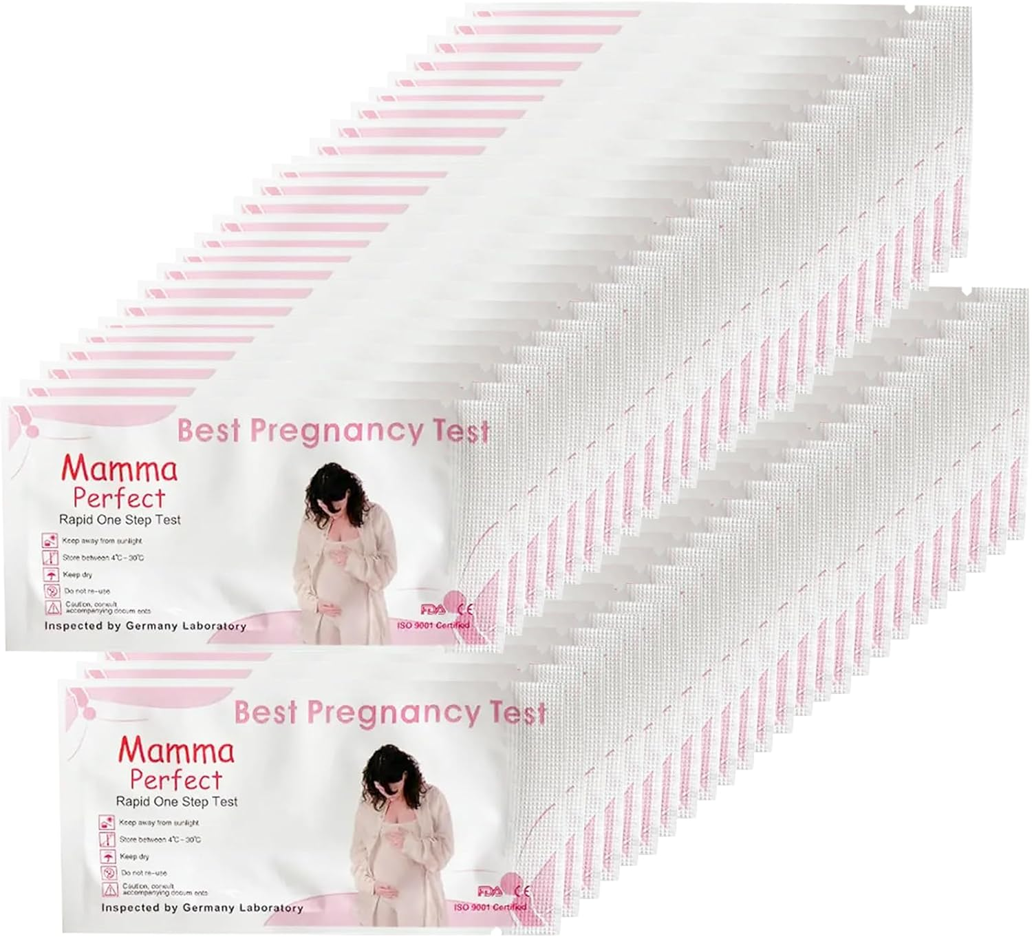 50Pcs of Early Pregnancy Test Strips，Ovulation Test Strips，Easy at Home Ovulation Strips，Independent Packaging image number 3