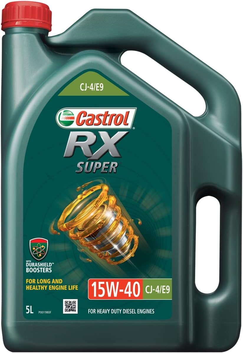 Castrol 15W-40 CJ-4/E9 RX Super Engine Oil 5 Litre