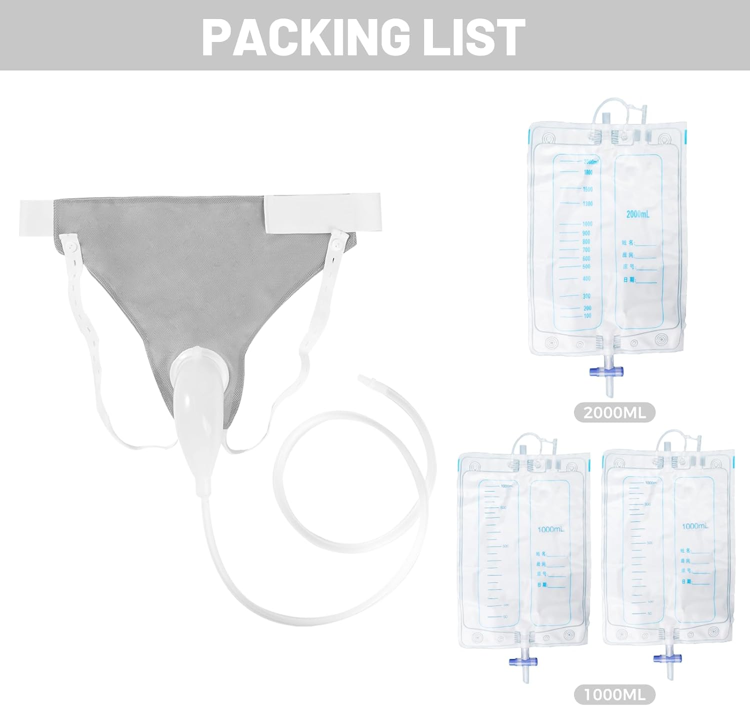 Wearable Urinal for Men,Protable image number 1