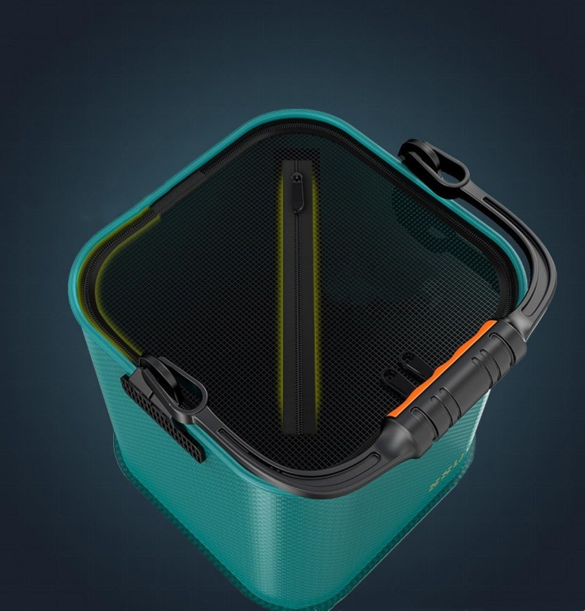 YAOYAOLING Collapsible Bait Bucket,Eva Fish Bucket,Portable Fishing Water Pail for Camping Traveling Hiking Fishing Boating Gardening with 6 Meters Rope image number 5