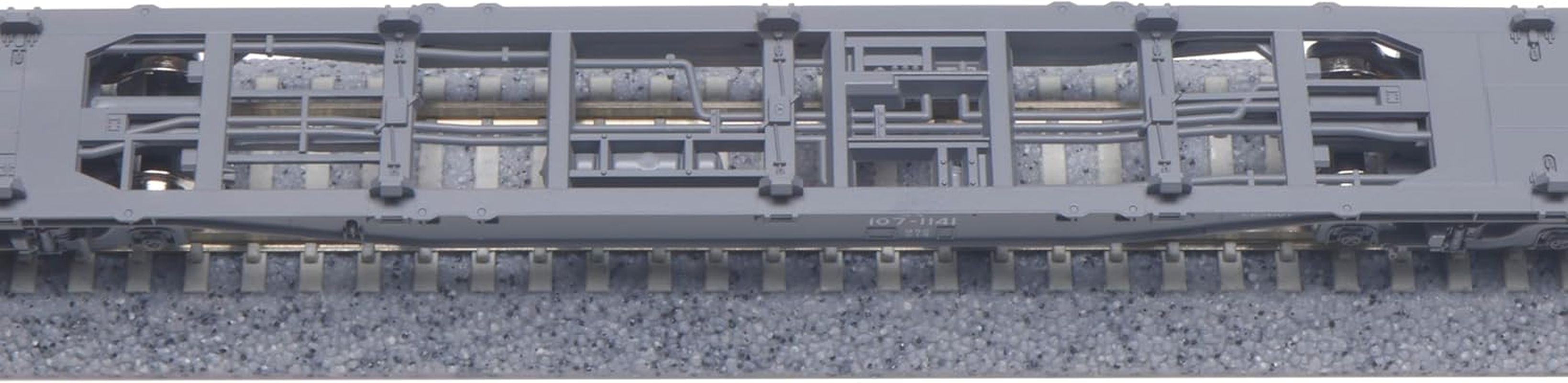 KATO 08075-3 N Gauge Koki 107 No JRF Mark, Tail Light, Container Unloaded 08075-3 Railway Model Freight Car image number 3