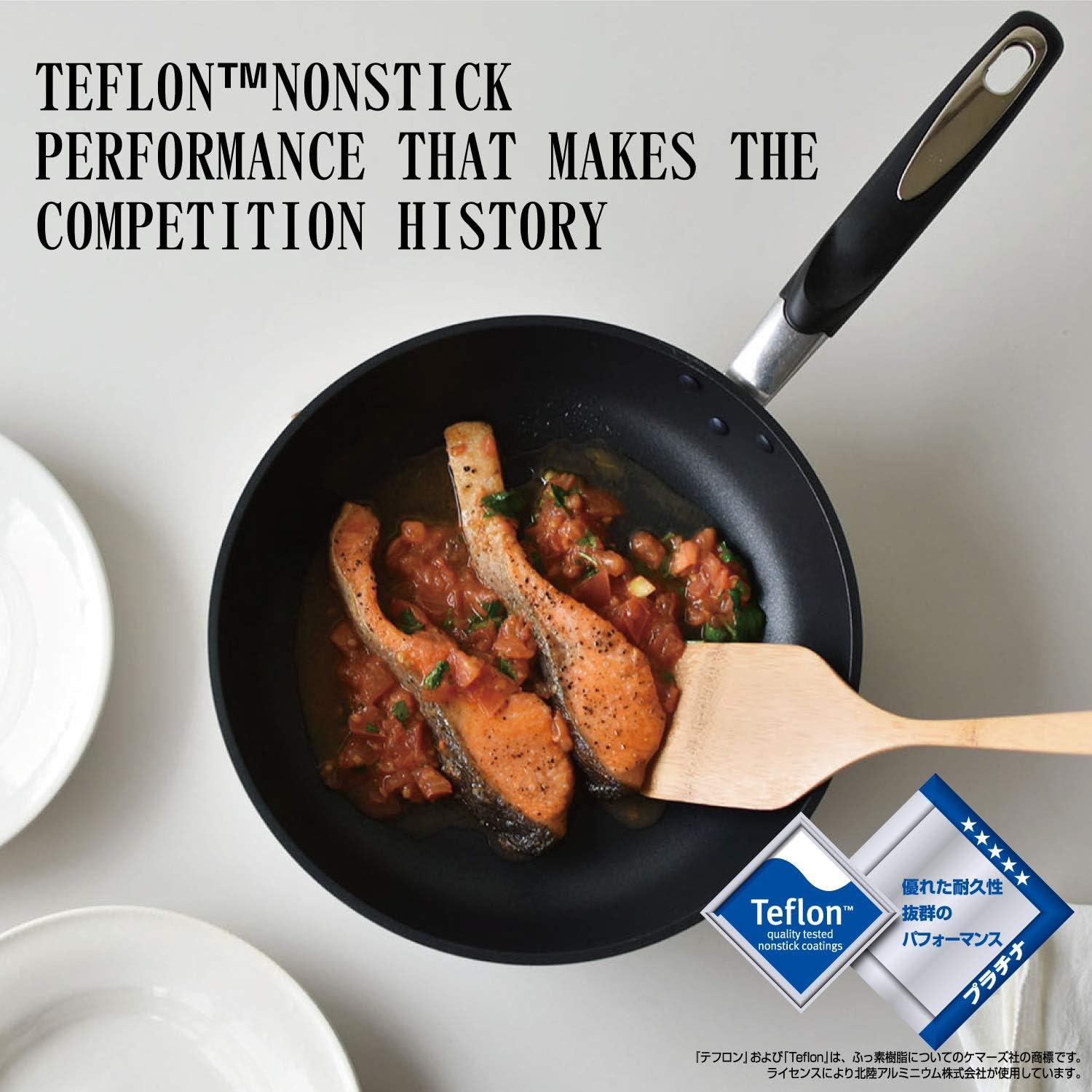 Hokuriku Aluminum IH High Cast Premium Frying Pan, 11.0 Inches (28 Cm), Made in Japan, Silver image number 2