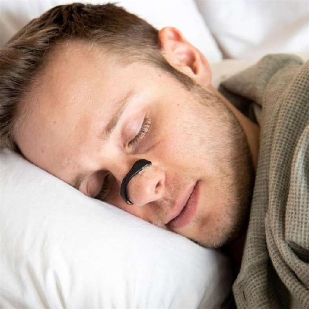 15Pcs Intake Breathing Nasal Strip, Intake Breathing Nose Magnets, Anti-Snoring Sleep Nasal Strips, Antisnore Sleep Aid for Men & Women (Black) - Black image number 6