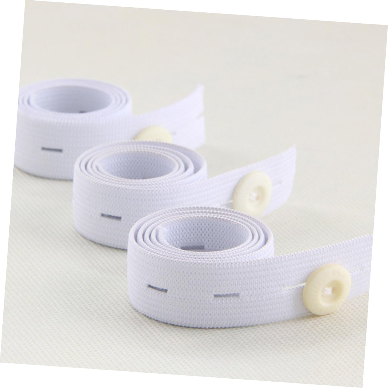 Abaodam 15Pcs Newborn Diaper Buckles Elastic Diaper Fastener Belt for Toddlers