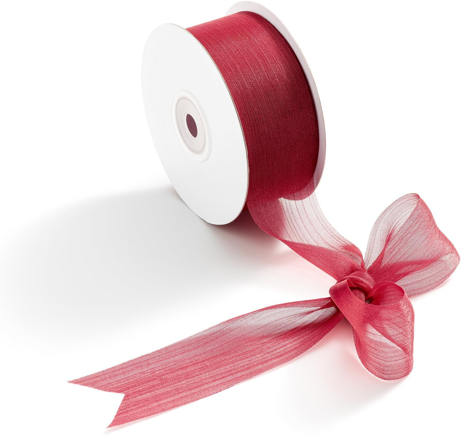 Gift Ribbon Chiffon Ribbon Wedding Ribbons for Gift Wrapping 1.5 Inch X 25 Yard Dark Green