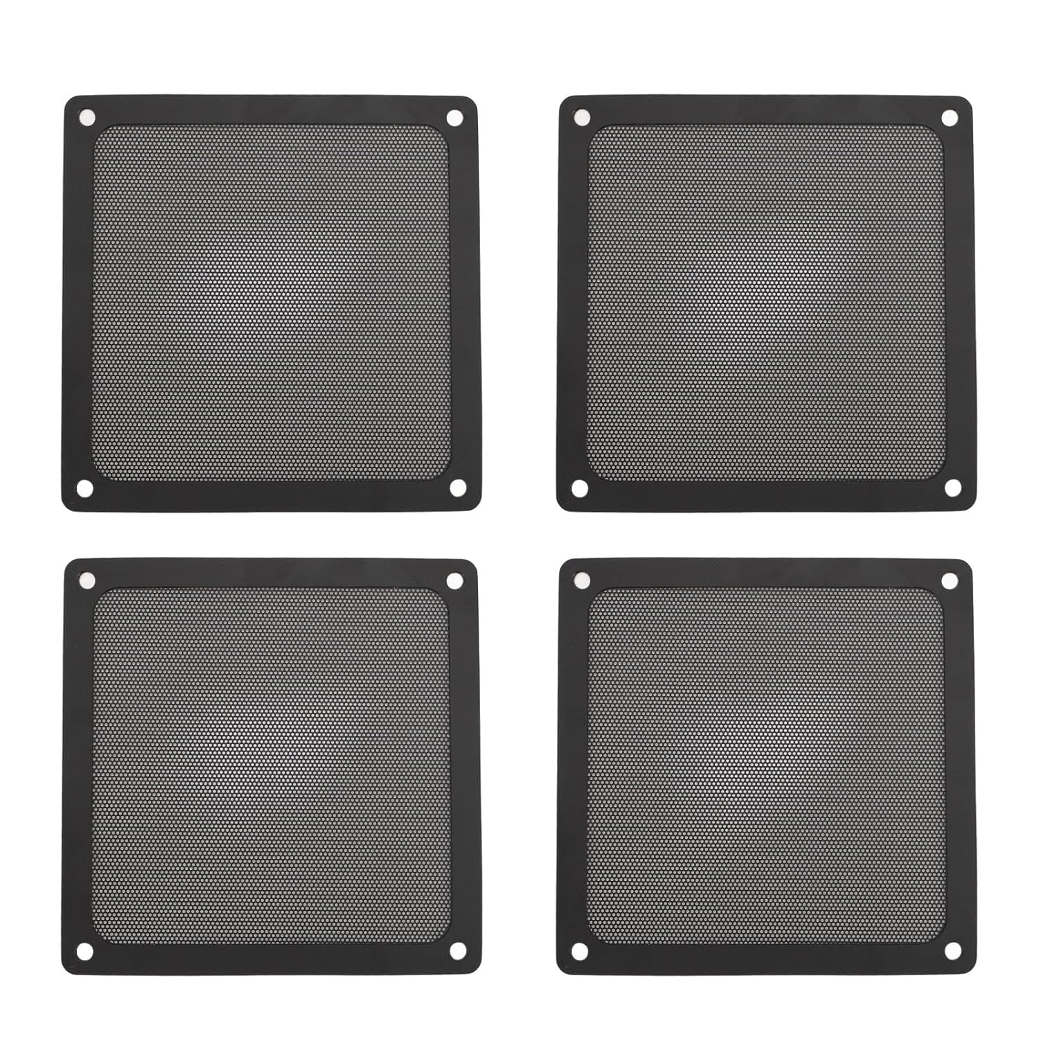 PC Fan Dust Filter, Protective Fine Mesh 5.51X5.51In Magnetic Frame Computer Fan Filter Grills for PC Case Fan for Chicken Coop Vent (White)