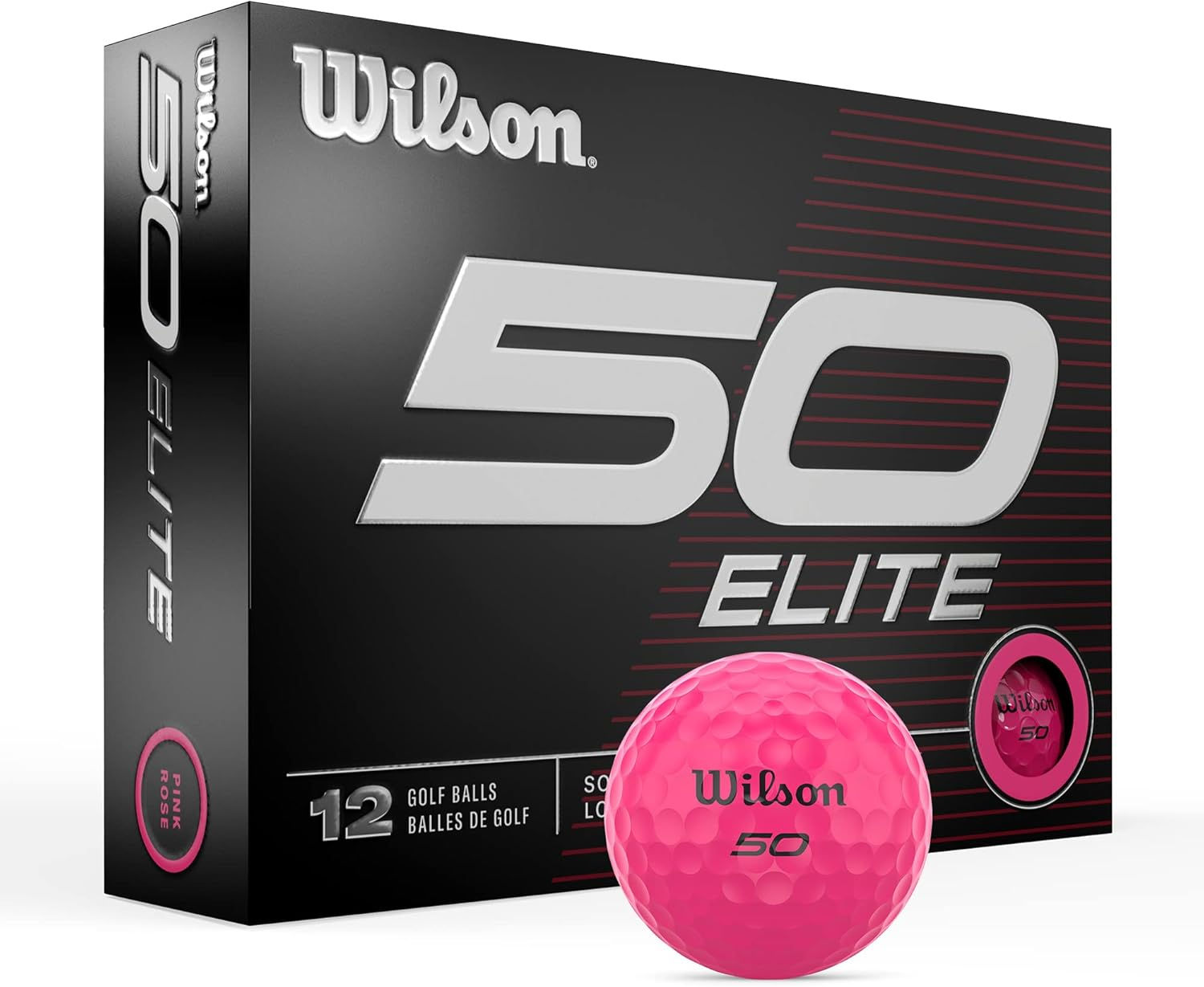 Wilson Fifty Elite Golf Balls - 12 Pack