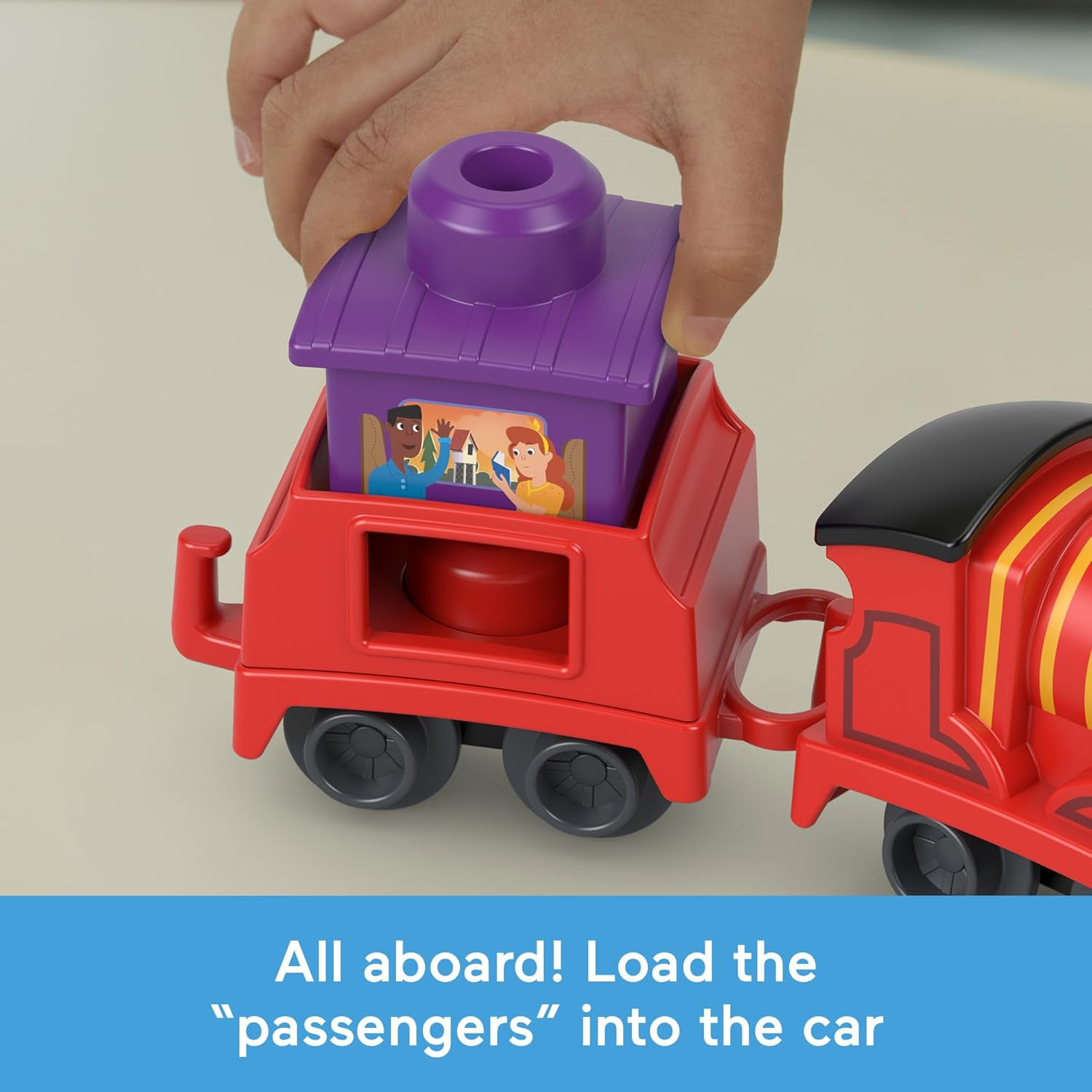 Thomas & Friends Toddler Toy My First Knapford Station Train Playset with Stack & Wobble Cargo for Kids Ages 18+ Months