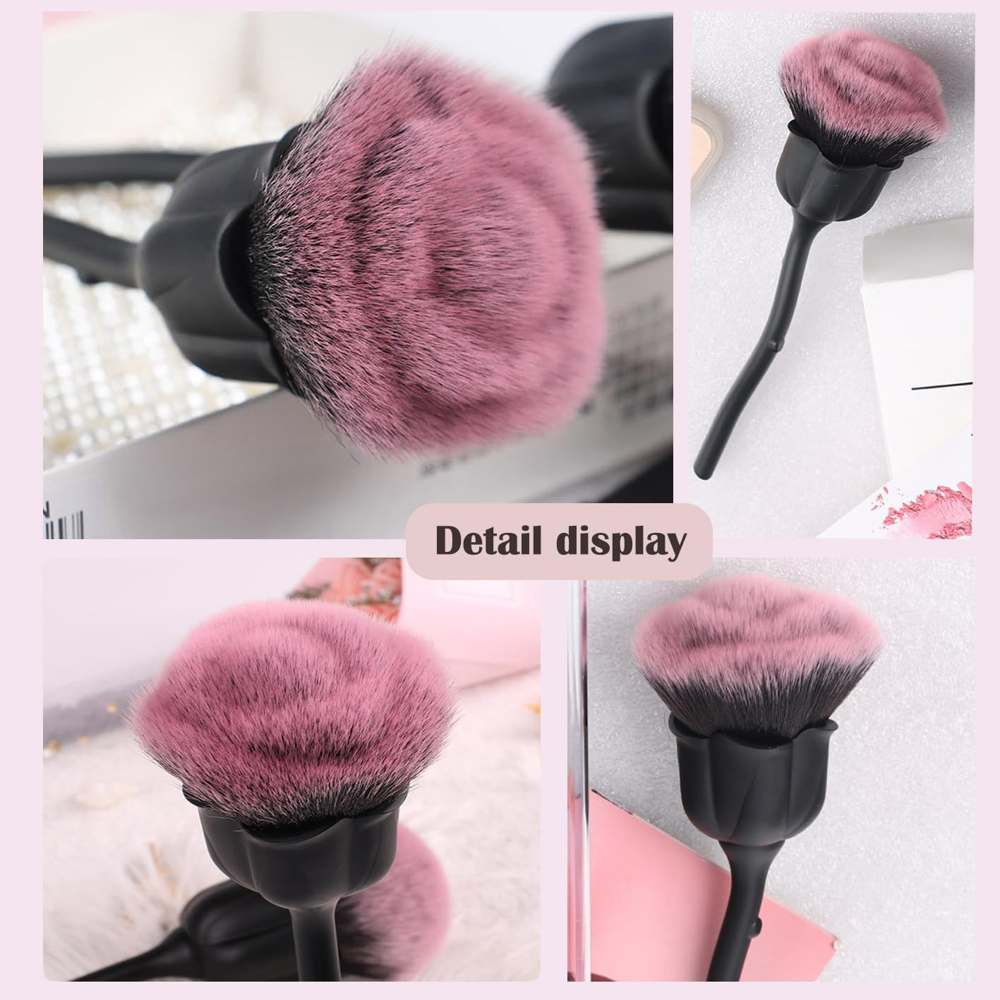 Nail Dust Cleaning Brush for Removing Nail Art Dust Nail Art Powder Remover Brushes Making Your Nails Sparkling Clean image number 5