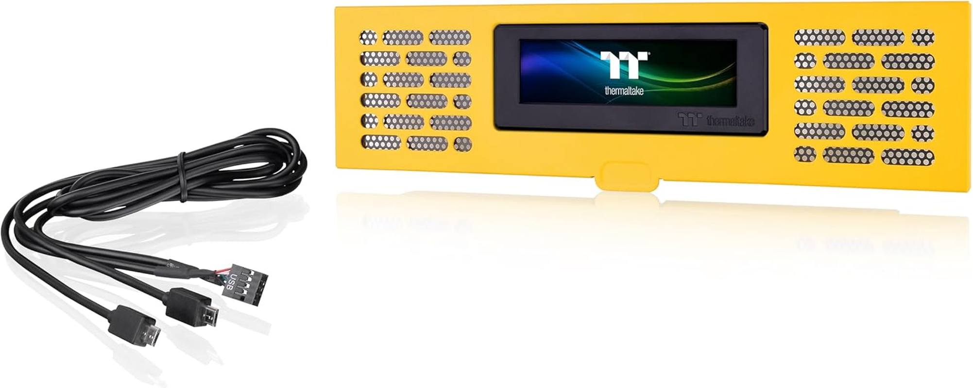 Thermaltake LCD Display Panel Kit for the Tower 200 Tempered Glass Mini Tower Case Bumblebee Edition, AC-067-OO4NAN-A1