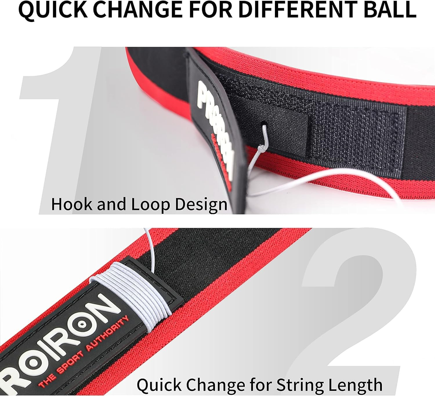 PROIRON Boxing Reflex Ball with Safety Glasses, 4 Reflex Ball, 2 Headband for Adult/Kids, Boxing Head Ball for Punch Speed, Hand Eye Coordination Training Equipment Boxing MMA, Gifts for Teenage Boys - Three Ball Set image number 6