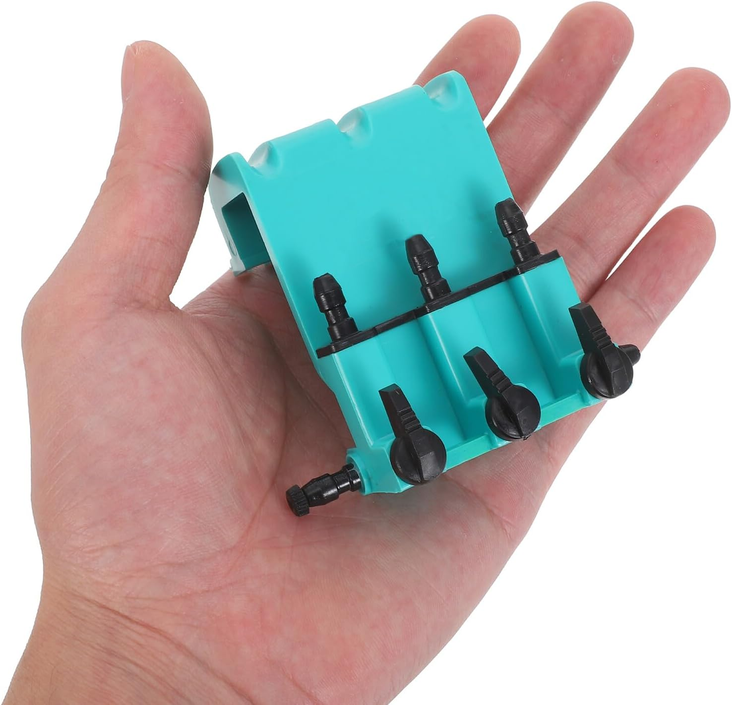 Alasum Aquarium Air Valve Flow Control 3-Way Regulating Valve for Fish Tank Air Pump Accessories Green Three-Head Suitable for Pond and Home Aquariums image number 2