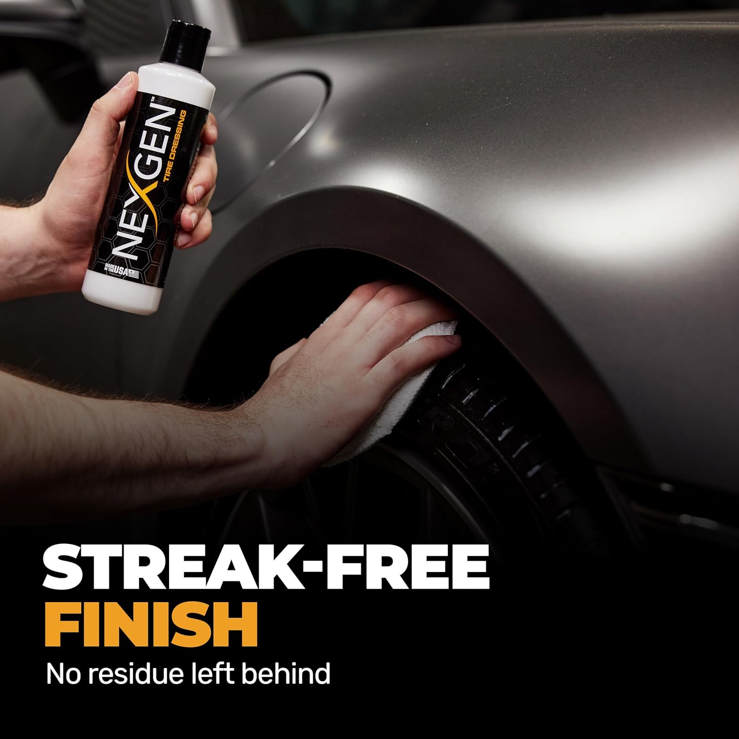 Nexgen Tire Dressing &mdash; Water Based Tire Protector &mdash; Easily Remove Dirt and Restore Original Shine - H20 Based - 16 Oz image number 4