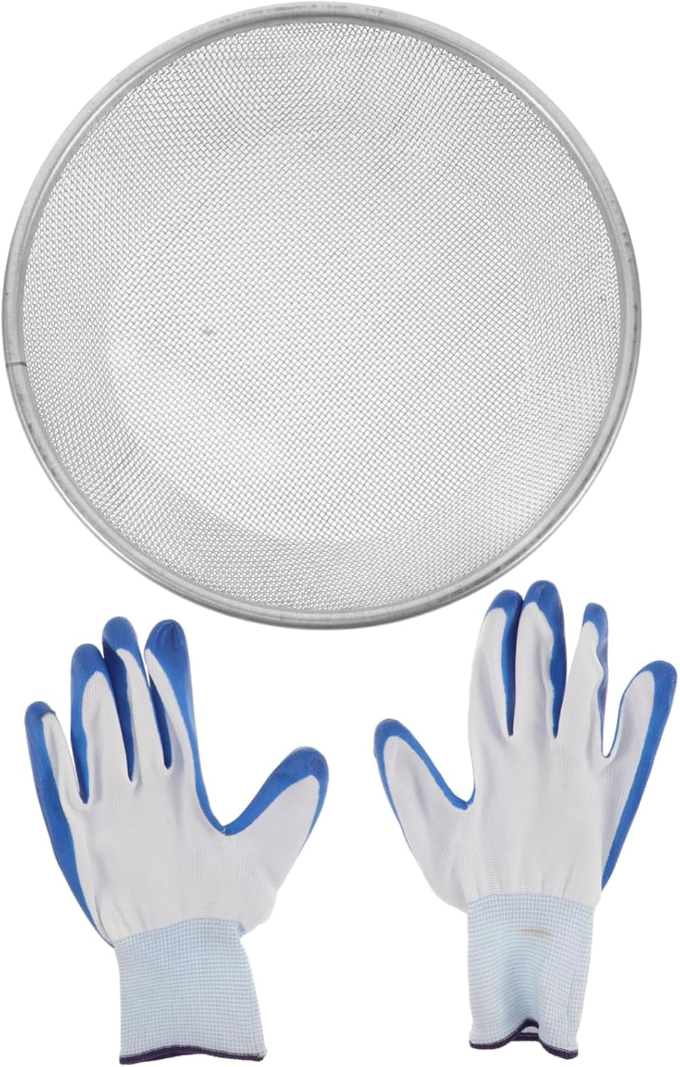 CAXUSD Fine Mesh Soil Sifter for Garden Tool Multipurpose Strainer for Women Gardening Gloves Bucket Compatible image number 6