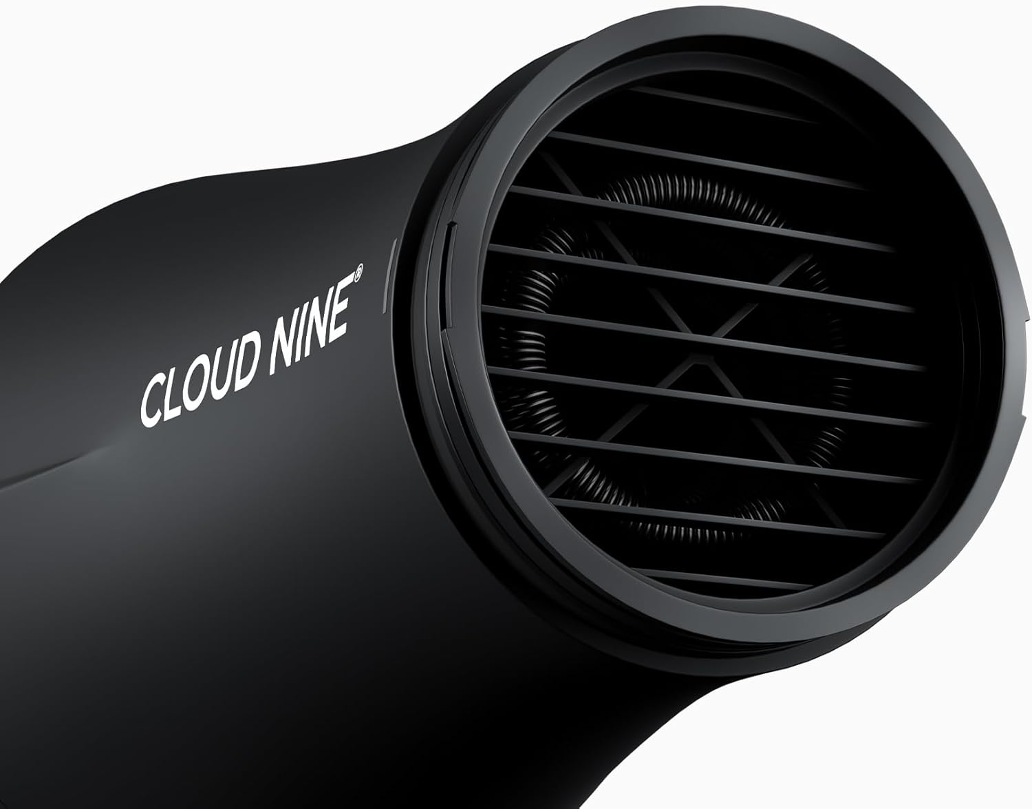 CLOUD NINE the Airshot Alchemy Hair Dryer | Fast Compact All Hair Types | Variable Temperature Control Low Mid High | Two Nozzles Included | anti Static Technology Super Compact Powerful