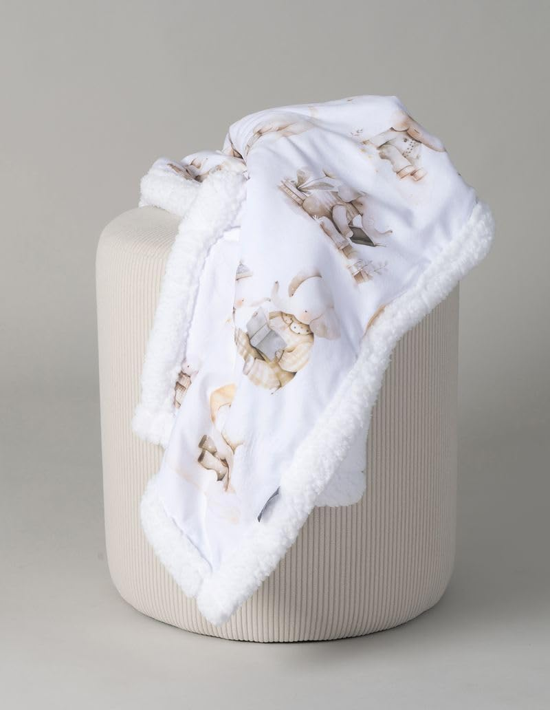 Bubba Blue Elephant Bedtime Cuddle Blanket image number 1