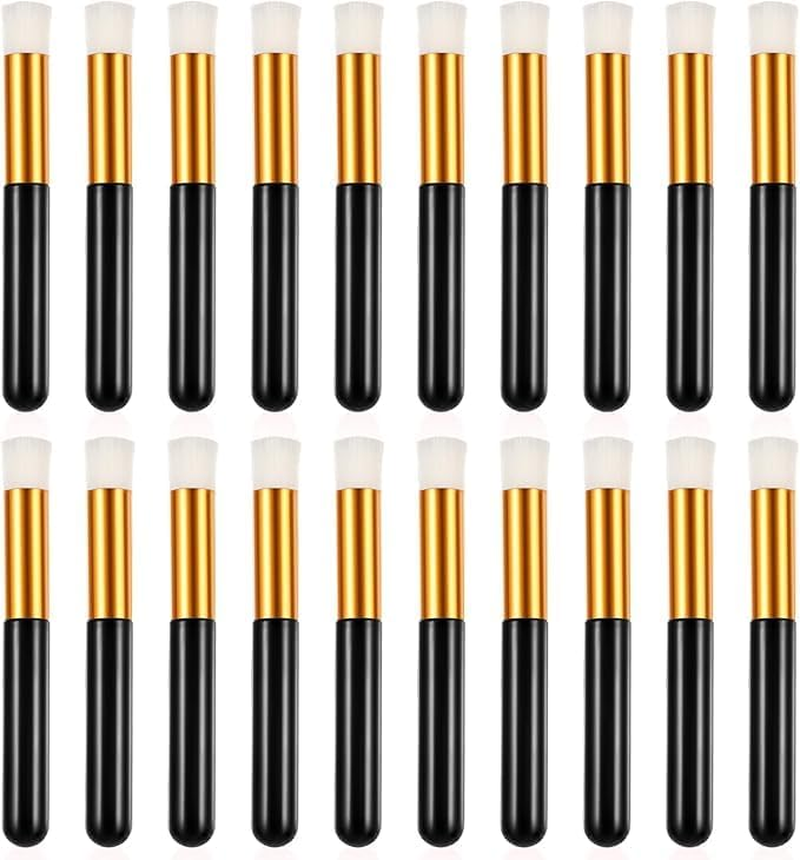 20Pcs Lash Cleaning Brush, Nose Pore Deep Cleaning Remover Tools Eyelash Extensions Cleanser Facial Cleansing Blackhead Washing Brushes for Women and Men (Black) image number 1