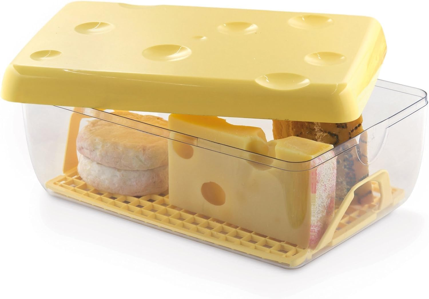Snips 21395 Cheese Container, 3 Litres, 0% BPA Plastic, Made in Italy, Plastic, Transparent, 3 L image number 1
