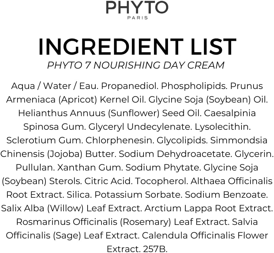 Phyto 7 Hydrating Day Cream, 50Ml