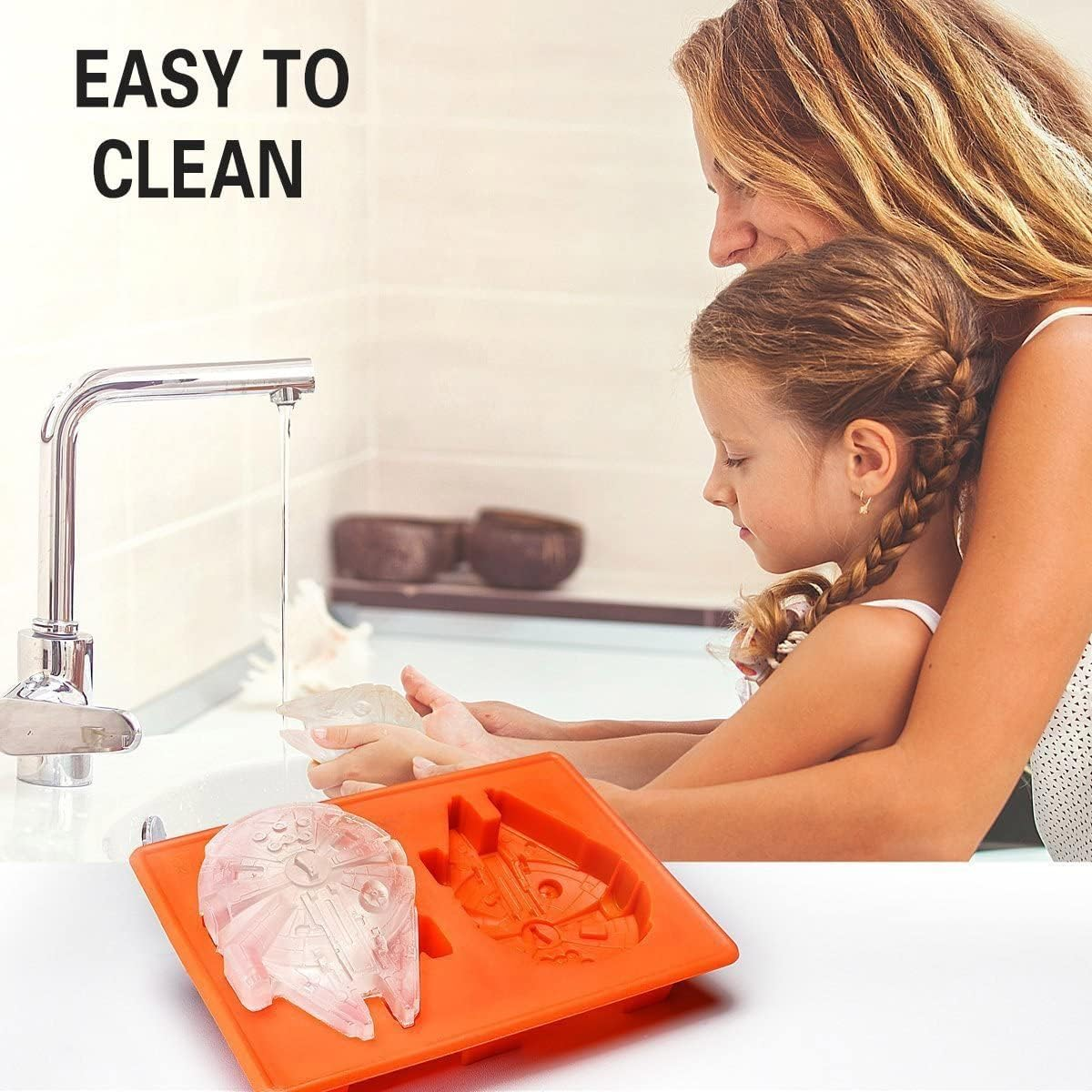 Winonarri Characters Silicone Ice Cube Trays Ideal for Chocolate, Ice Cubes, Jelly, Candy, Dessert, Bakeware Soap and Candle (Set of 7) image number 1