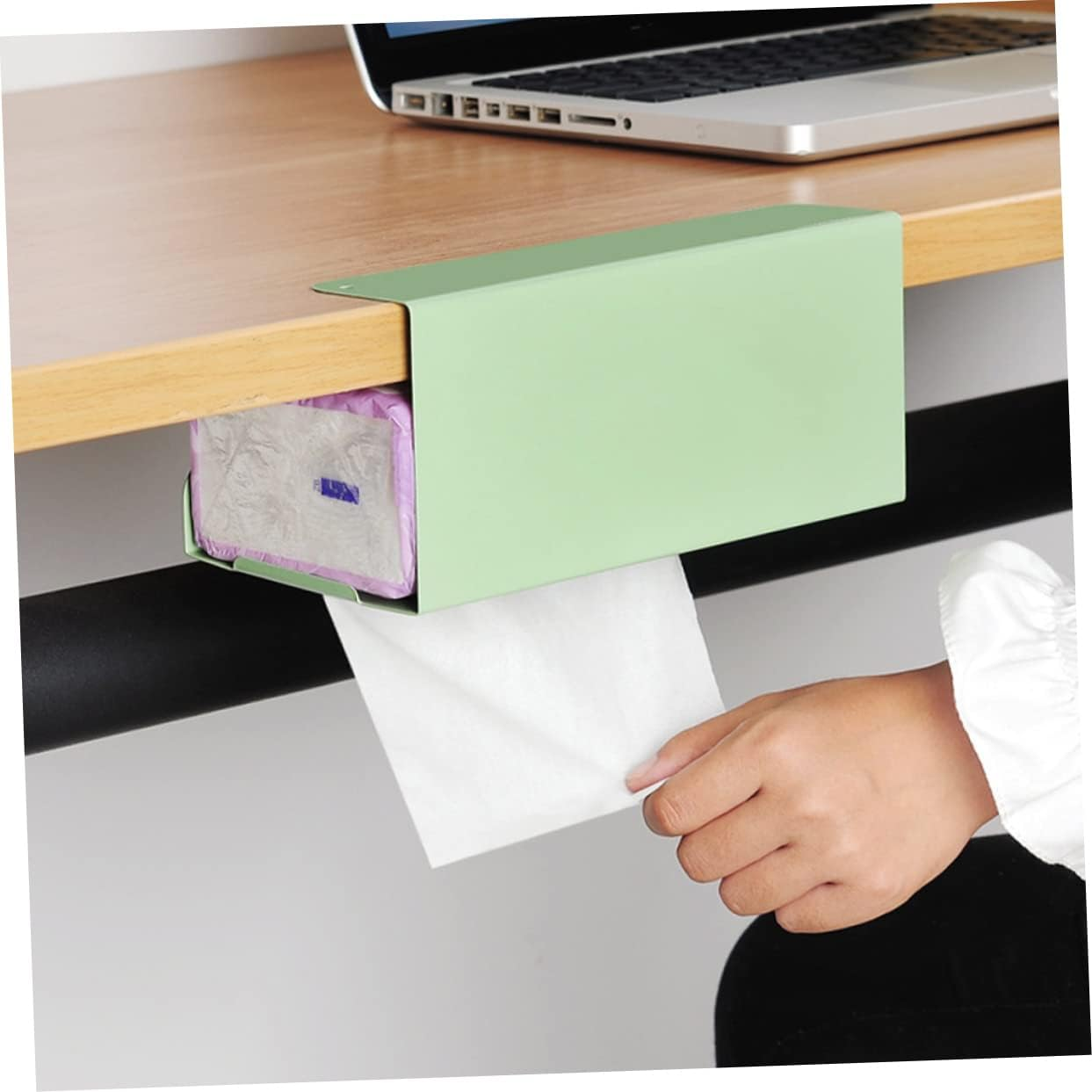 Chrome Paper Towel Holder Tissue Dispenser Easy Install Kitchen Bathroom Holder image number 1