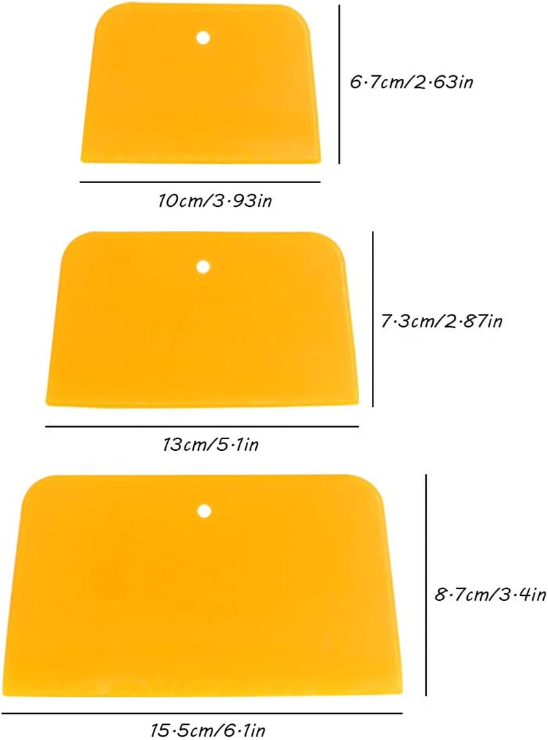 Set of 9 Body Filler Spreaders Automotive Body Fillers, Sourceton 4, 5, 6 Inch Reusable Plastic Spreader for Applying Fillers, Putties, Glazes, Caulks and Paint image number 5