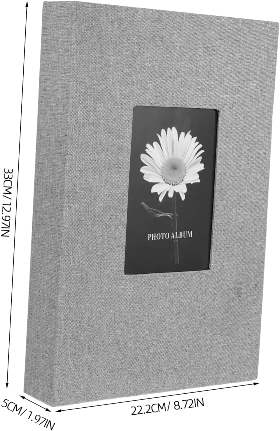 Decorative Photo Album Book with Linen Cover for Family Memories Weddings Anniversaries and Special Events Capacity for Photos Easy Viewing and Sharing image number 5