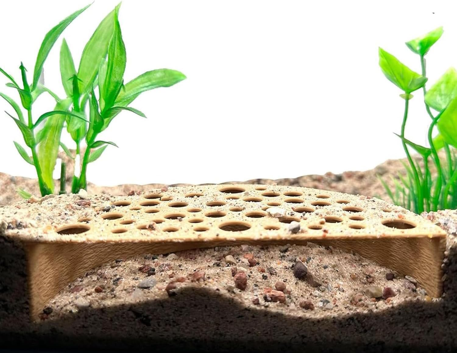 Lexziuo 1PCS Shrimp Cave Aquarium Hideout, Ceramic Breeding Cave Shelter Tunnel for Shrimp Fry Fish to Hide Molt, Nano Tank Decor Accessories (Black) image number 1