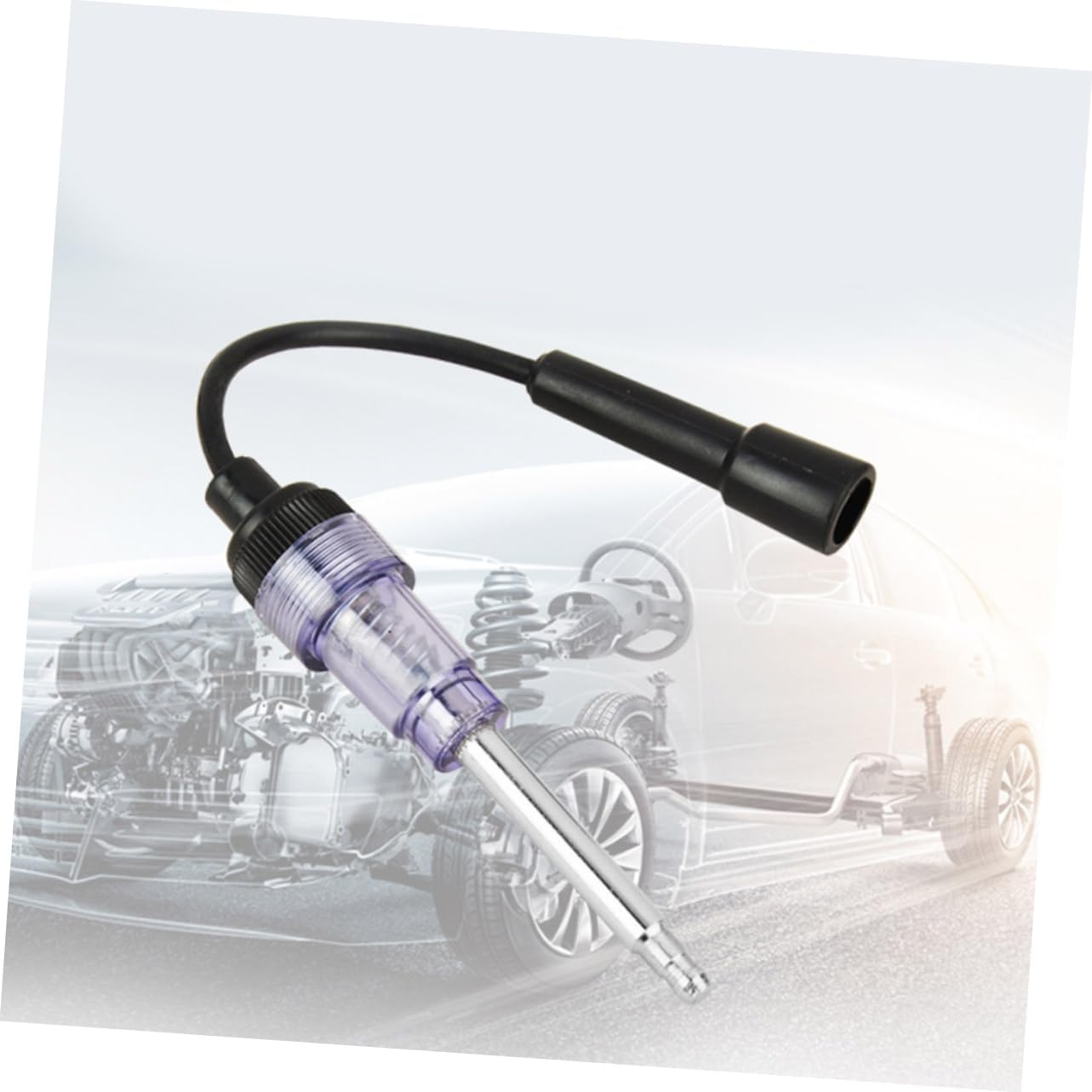 SUPVOX Car Spark Plug Tester Pen and Auto Diagnostic Test Tool Inline Ignition Coil Detector for Automotive Engines -Up and Maintenance Diagnostic Tool image number 6