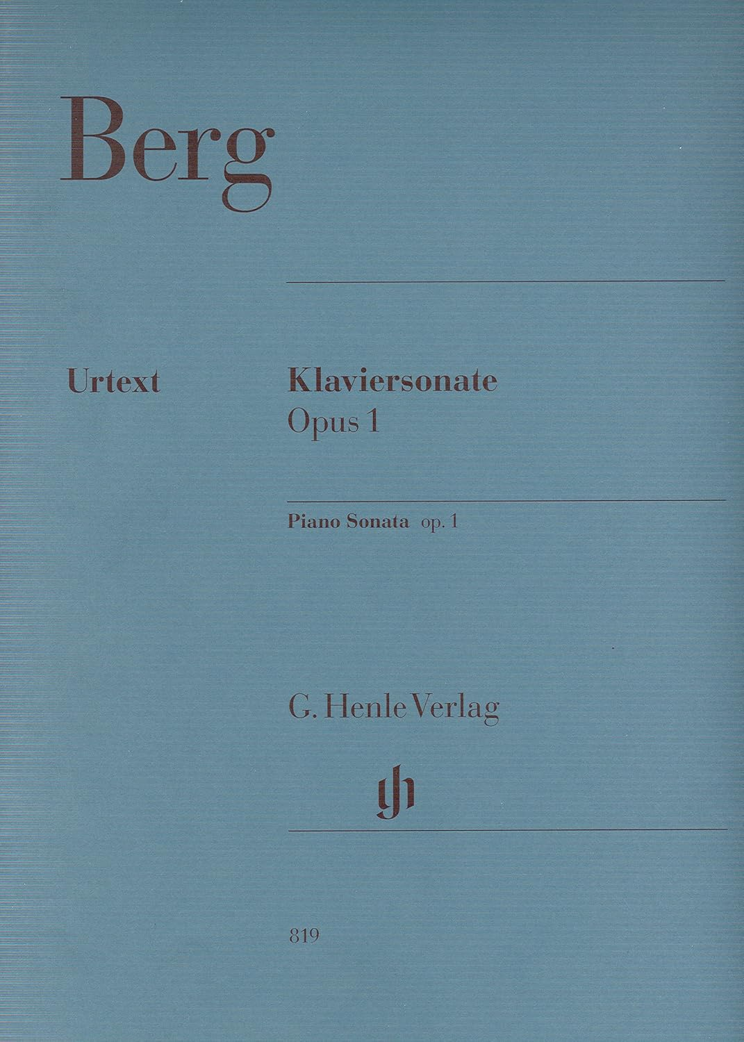 Klaviersonate Op. 1
