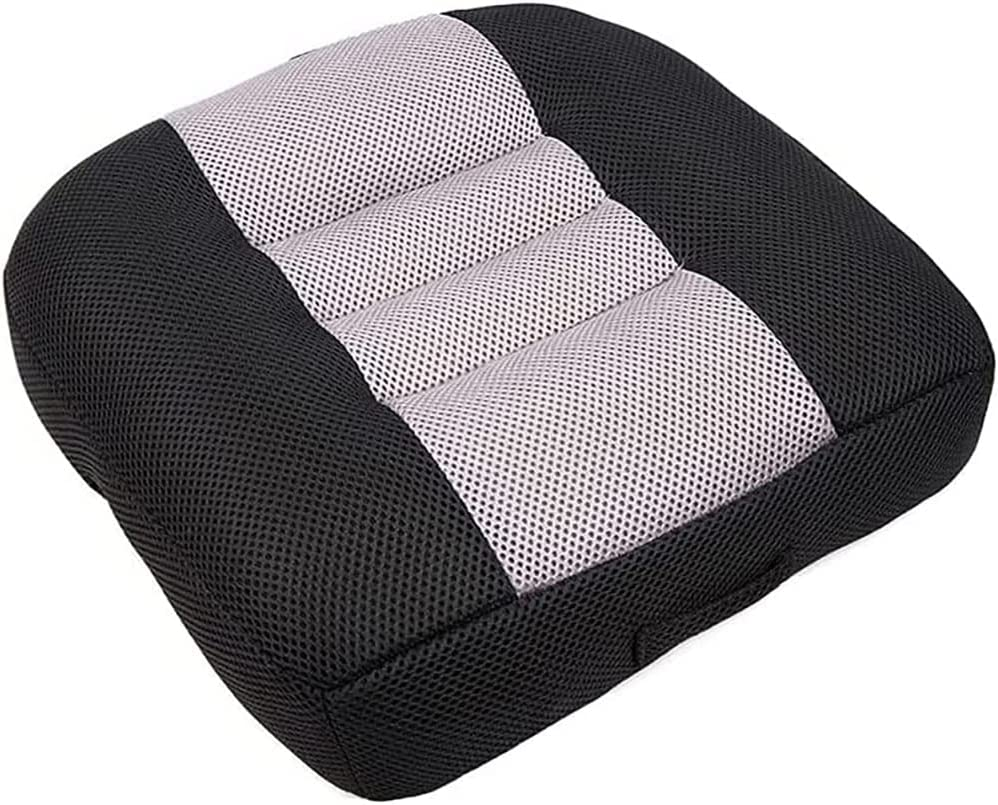 Car Booster Seat Cushion, Office Mat, Car Seat Pad Heightening Height Boost Mat Portable Breathable Mesh, Ideal for Car Office,Home