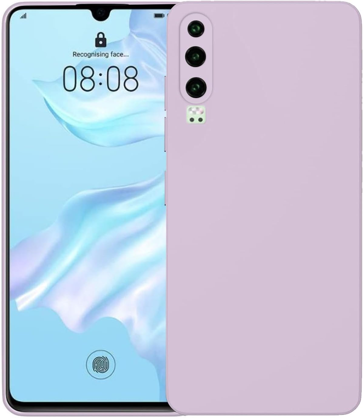 Ultiunison Phone Case for Huawei P30, Soft Slim Design, Shockproof Cover with Microfiber Lining (Purple, for Huawei P30, 6.1") image number 5