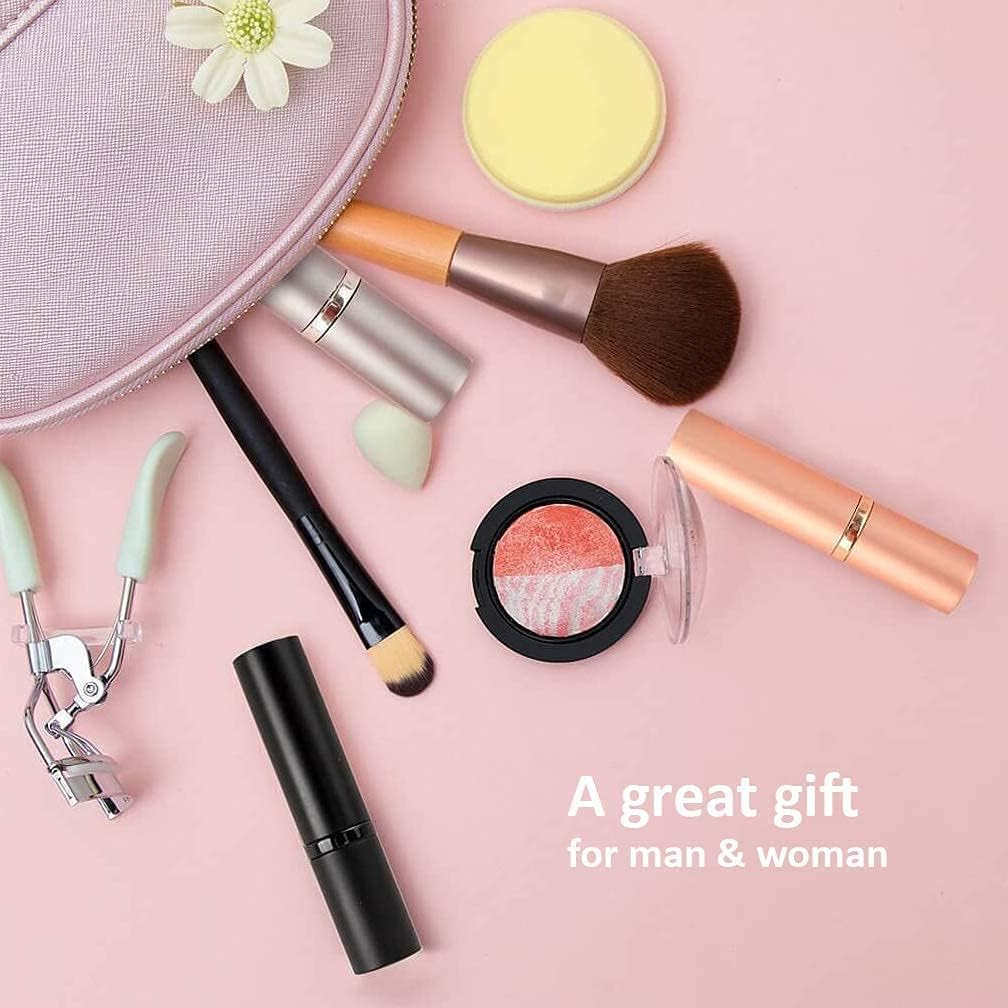 Travelofo Mini Perfume Bottles, Refillable Spray Atomiser, 5Ml Leak-Proof Dispenser for Travel, Luxury Gift for Men & Women (Black & Pink) image number 5