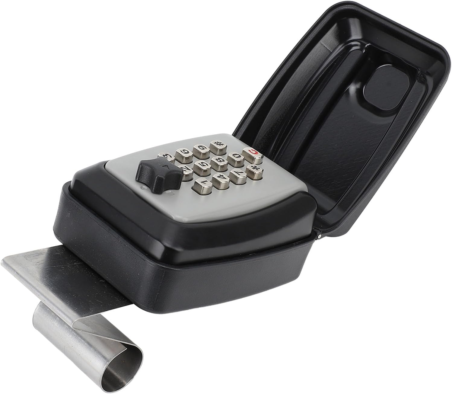 DAUZ Car Window Key Safe Box, Heavy Duty 12 Digit Combination Highly Secure Waterproof Keypad Key Lock Box for Turo, Dauzwdfhaxeos6