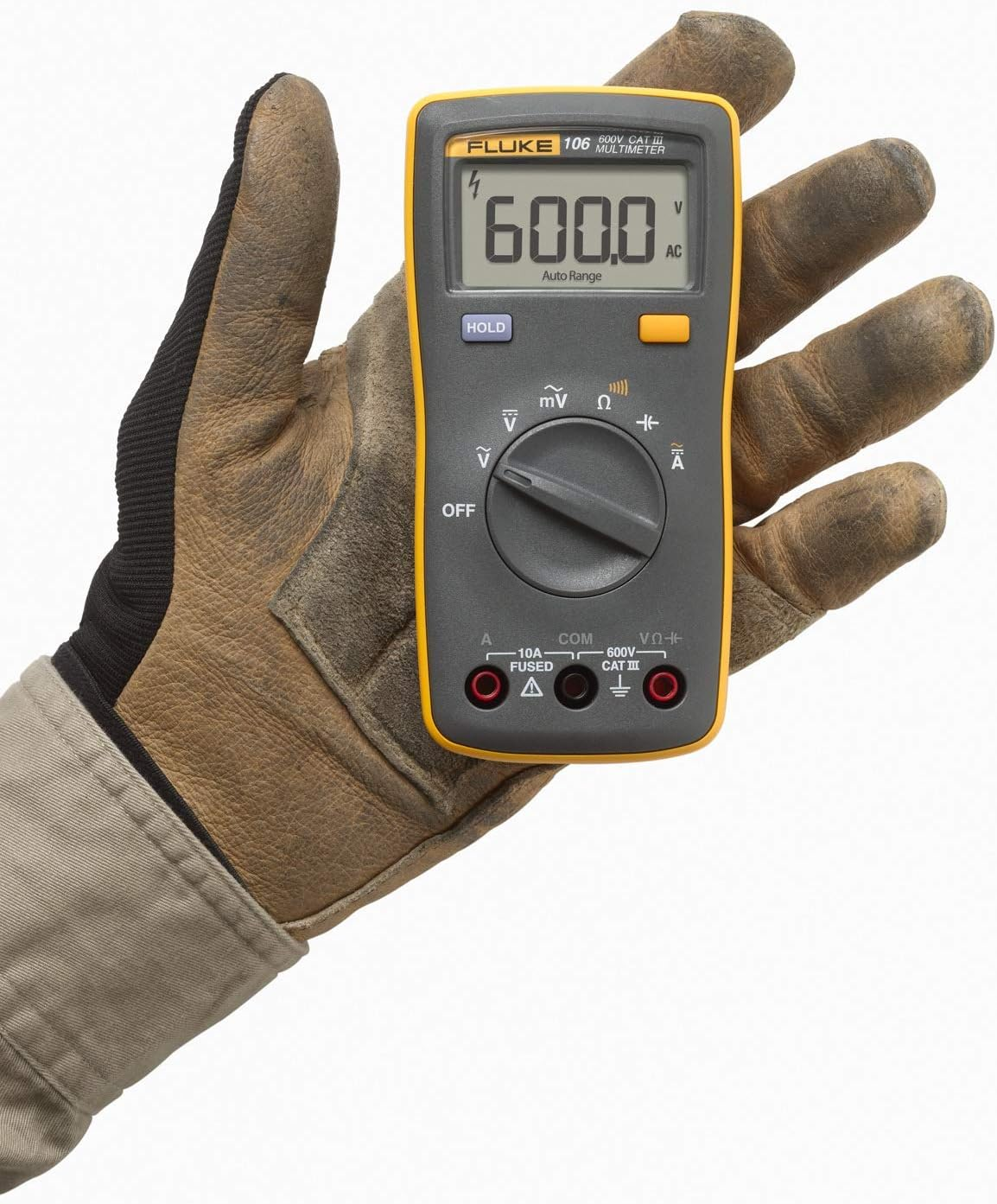 Fluke 106 Palm Sized Digital Multimeter image number 1