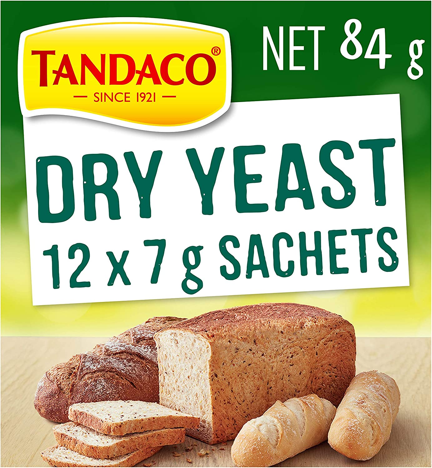 Tandaco Dry Yeast Sachets Cooking Ingredients 7G (Pack of 12) image number 3