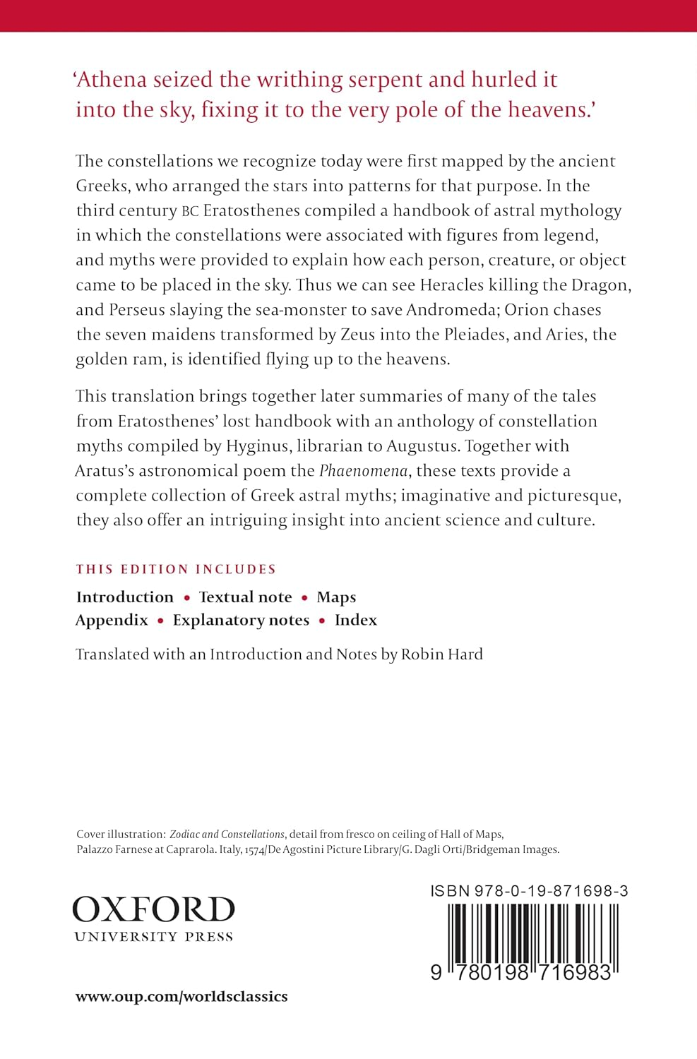 Constellation Myths with Aratus'S Phaenomena