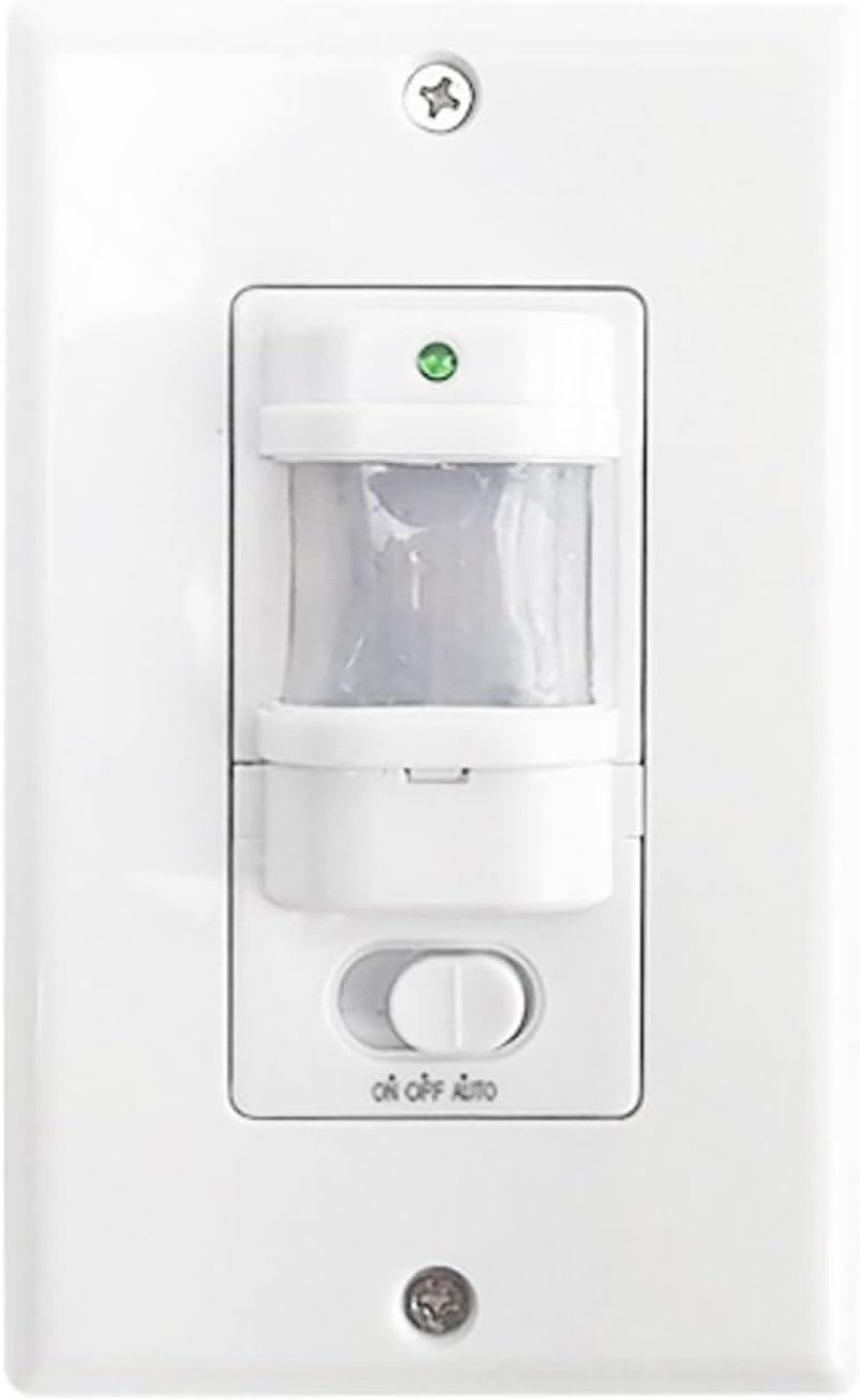 Wall PIR Motion Sensor Light Switch, Auto On/Off Occupancy Motion Sensor Light Switch image number 5