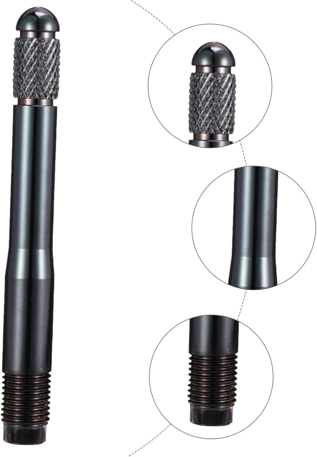 MUCKLILY 2Pcs Stainless Steel Wheel Alignment Pin for Car Tire Positioning Practical Wheel Mounting Aid for Alignment Tool Use in Automotive Maintenance image number 3