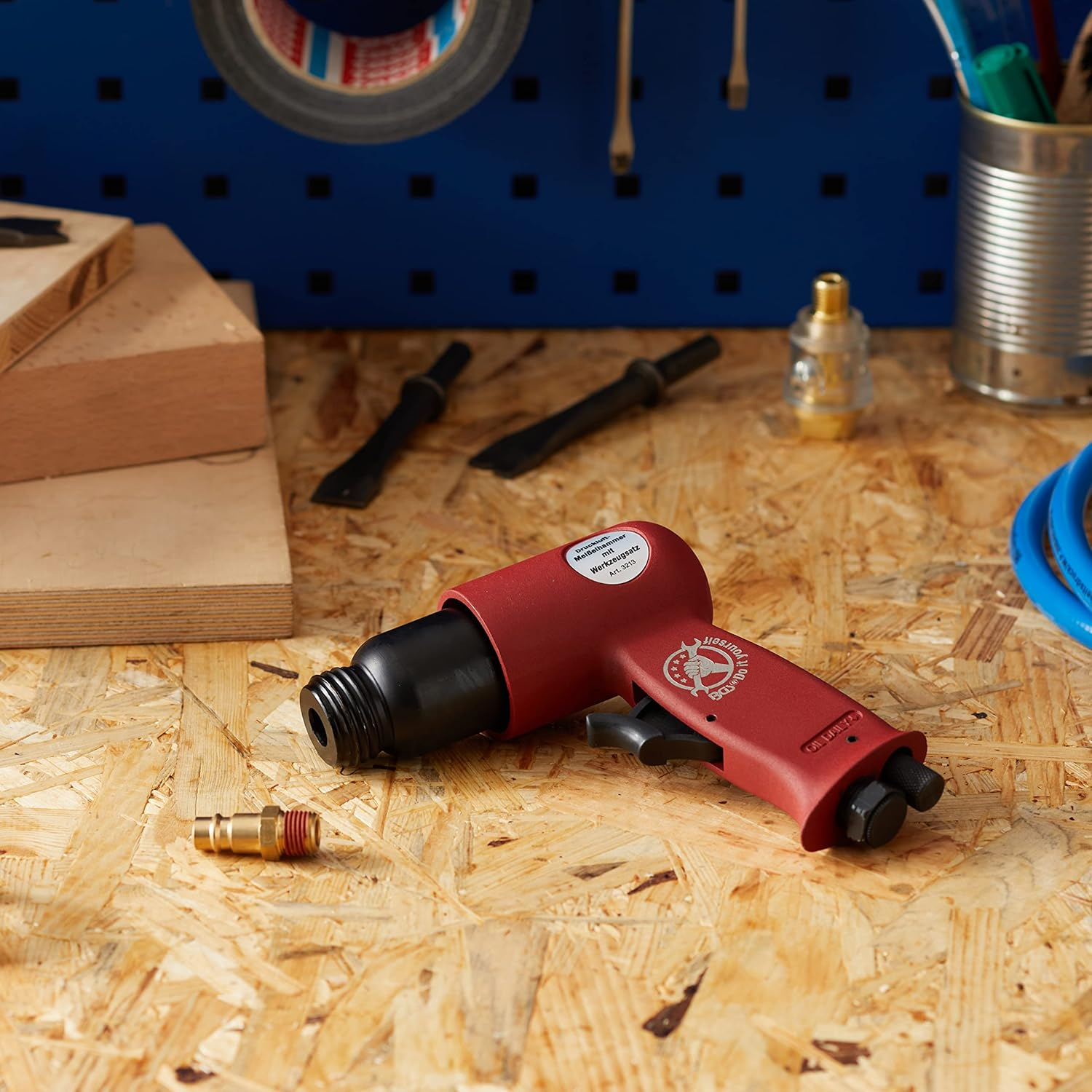 Kraftmann 3213 | Air Hammer Chisel Set | 8 Pcs. image number 2