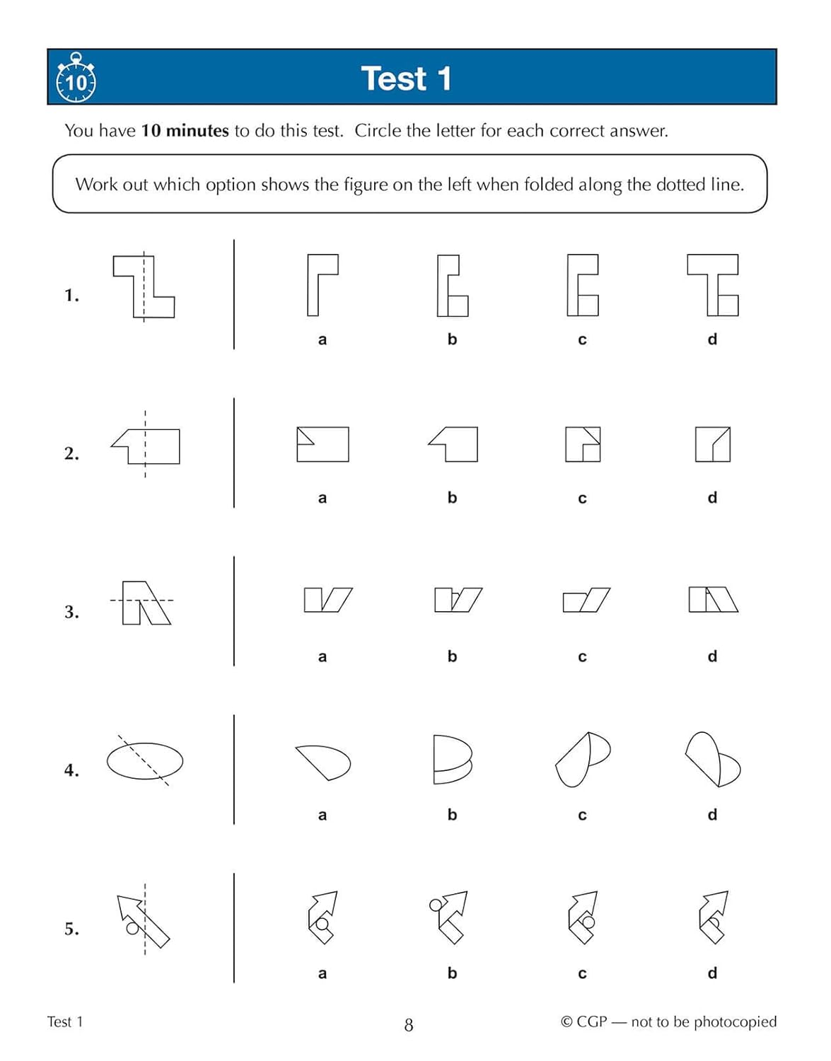 11+ CEM 10-Minute Tests: Non-Verbal Reasoning 3D & Spatial - Ages 10-11 Book 1 (With Online Ed) image number 2