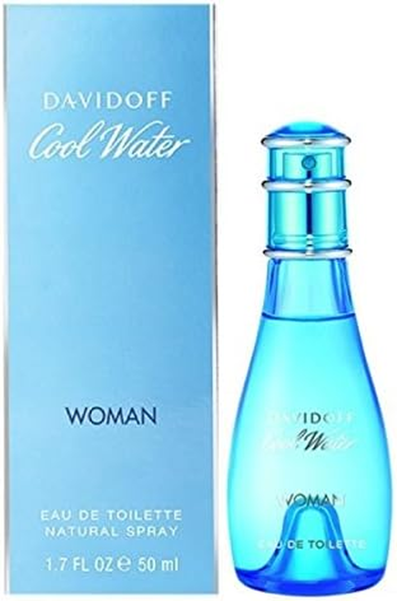 Cool Water by Davidoff Eau De Toilette for Women'S 1.7 Fl Oz 50 Ml image number 2