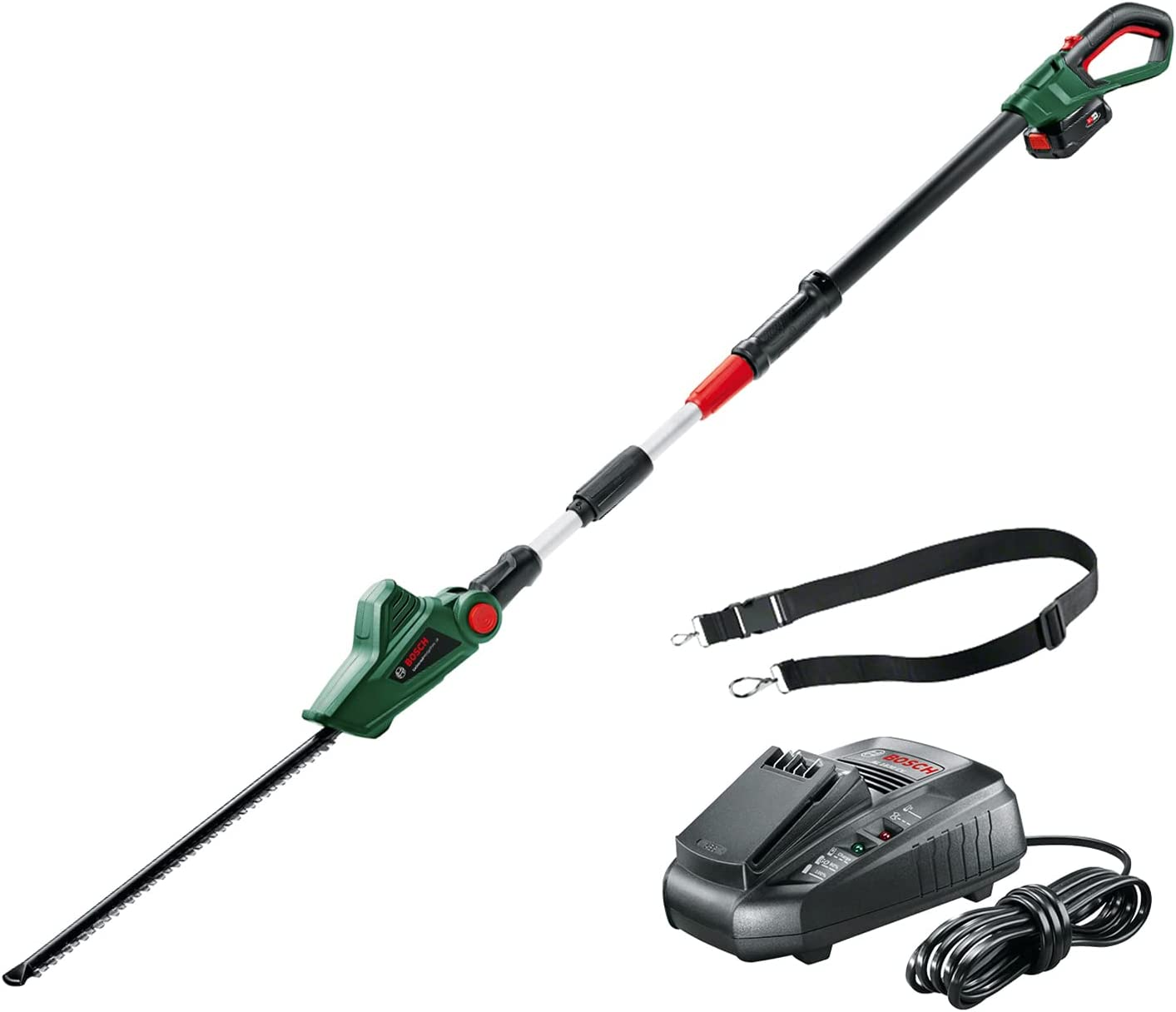Bosch Home & Garden Bosch Cordless Telescopic Hedge Cutter Universalhedgepole 18 (With 1 X 2.5Ah Battery and Fast Charger) image number 2