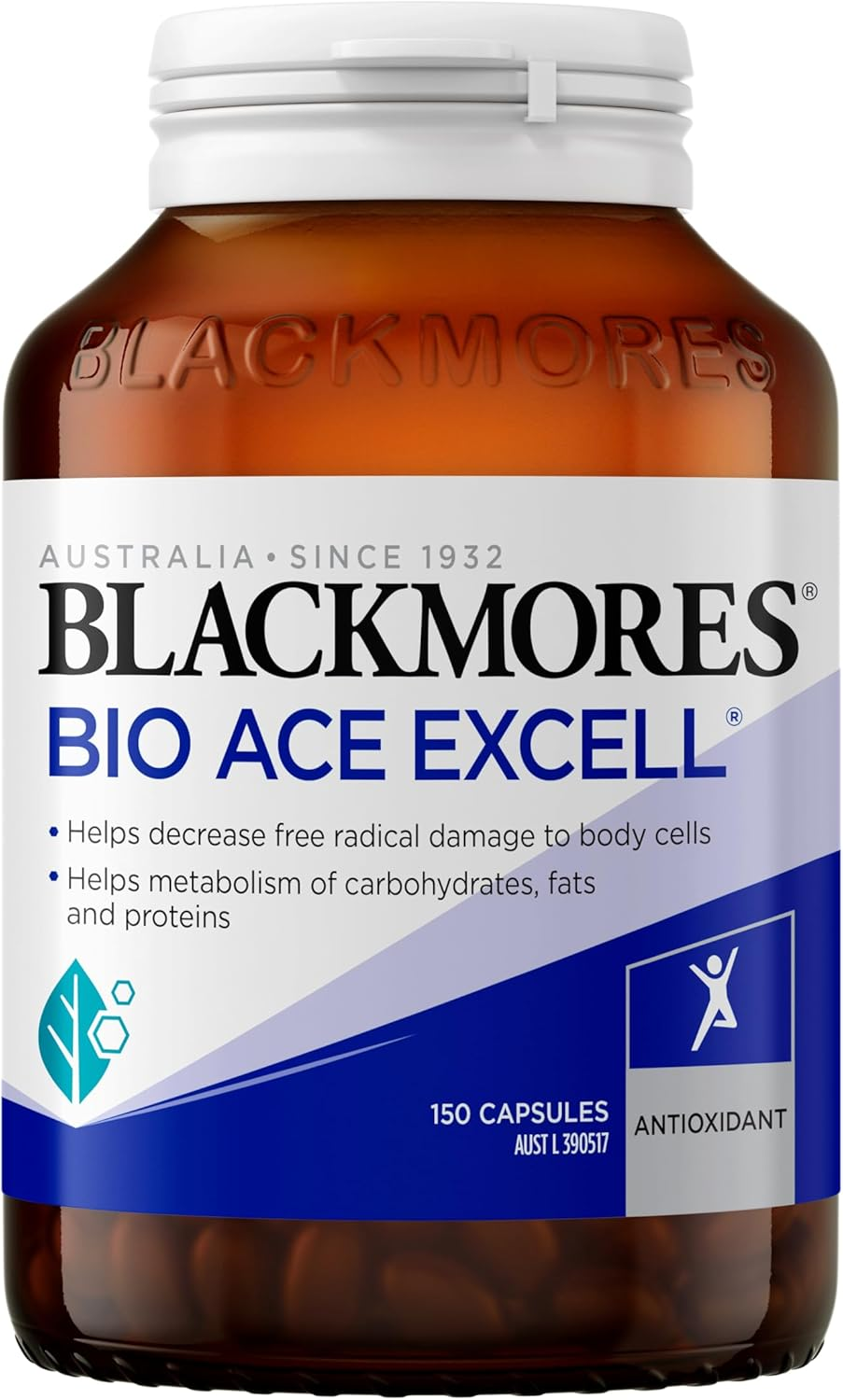 Blackmores Bio ACE Excell | Antioxidant Formula | Supports Energy Production | 150 Capsules